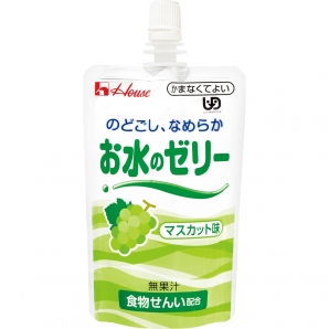 【やわらか食品】お水のゼリー　マスカット味